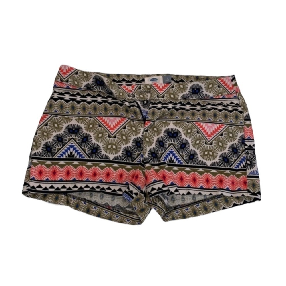 Old Navy | Aztec Print Shorts 2 Cool Festival Bright Multicolor Patterned Women